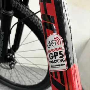 Bicycle reflective stickers, including anti-theft warning stickers.