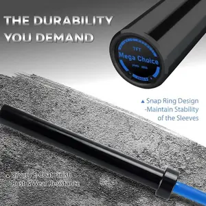 Heavy Duty Barbell Bar for Weightlifting & Strength Training - 7FT/4FT, Robust Steel, 700LB/1500LB/500LB Capacity, Anti-Slip Knurling, Home Gym Fitness Bar