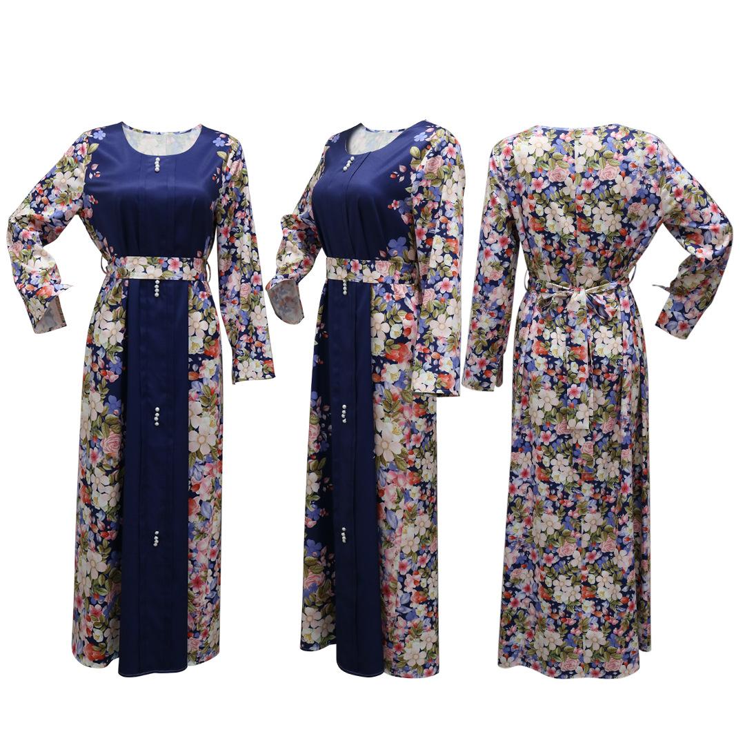 Elegant Muslim Maxi Dress – Modest Middle Eastern Fashion