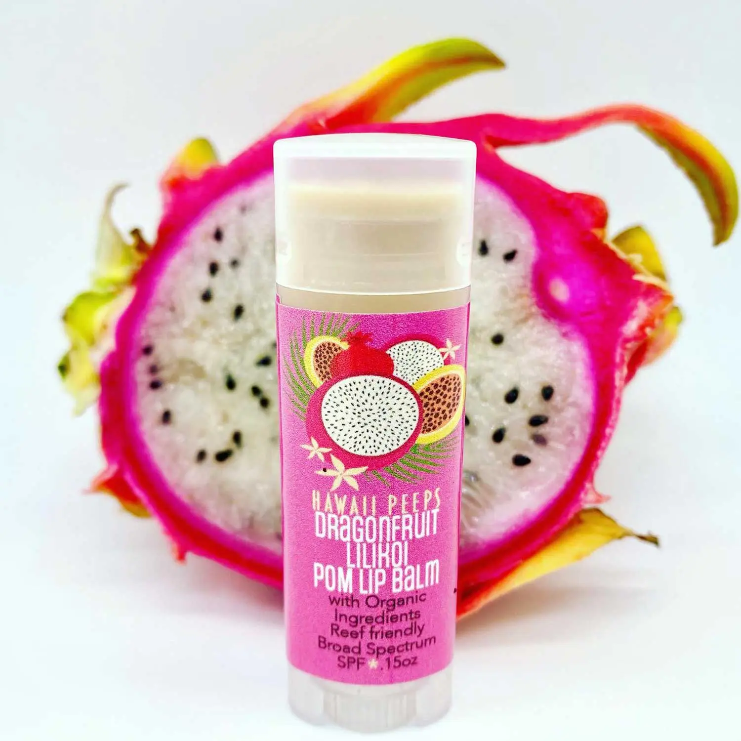 Dragon Fruit lilikoʻi Passionfruit Eco-Friendly Lip Balm .15oz