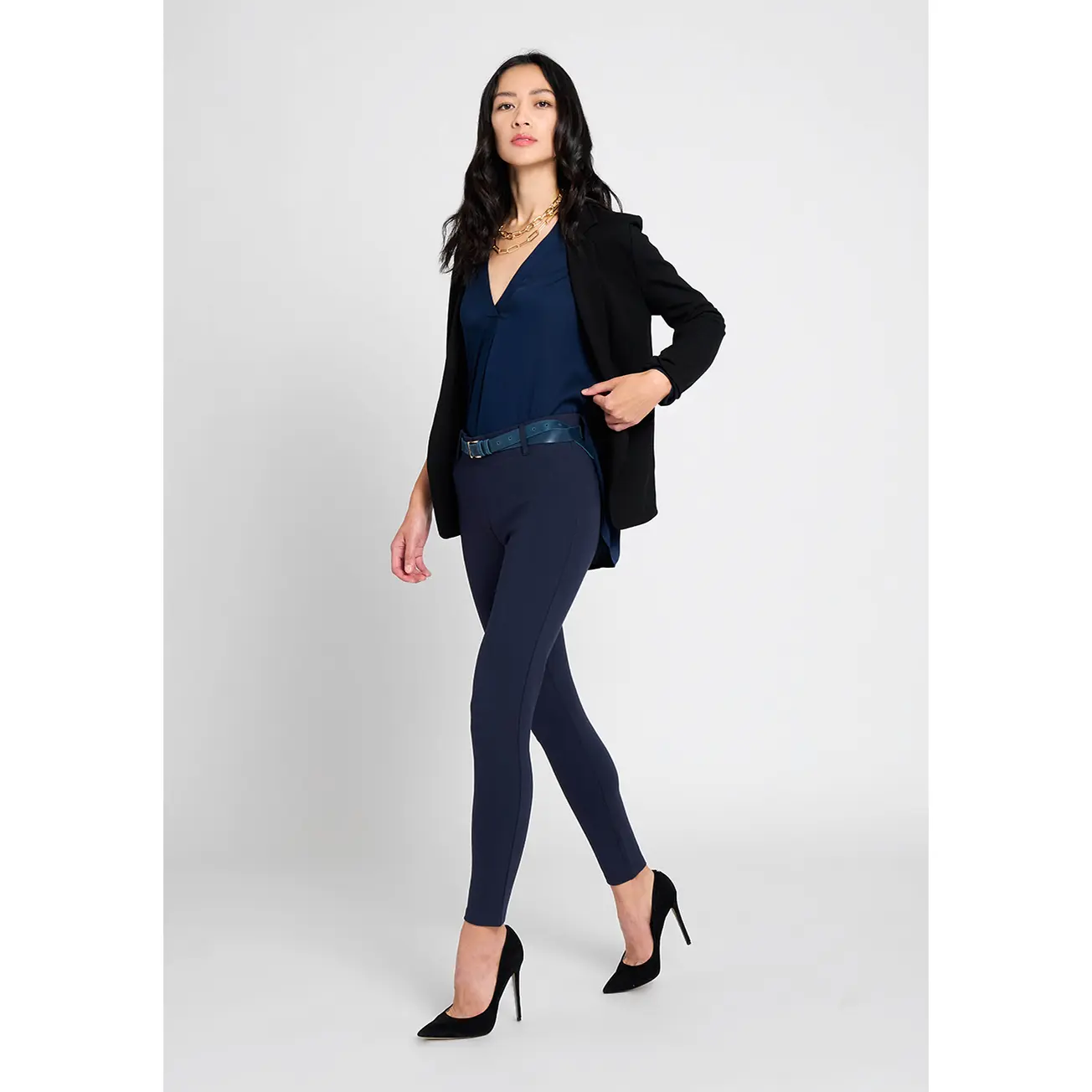 Betabrand Classic Dress Pant Yoga Pant, Skinny Leg, Mid Rise Waist - Navy Blue (XS-XXL, Regular, Petite, Long) Leggings - TikTok Shop Betabrand Classic Dress Pant Yoga Pant, Skinny Leg, Mid Rise Waist - Navy Blue (XS-XXL, Regular, Petite, Long) Leggings - TikTok Shop