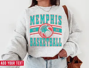 Vintage Memphis Grizzlie Sweatshirt T-shirt Memphis Grizzlie Grizzlies Sweater Grizzlies T-shirt Vintage Basketball Fan Retro Memphis