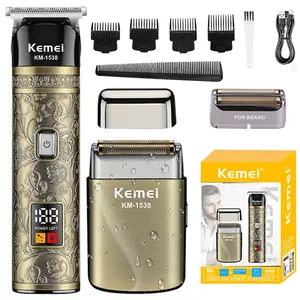 Rechargeable Electric foil Shaver Kit, Professional Hair Clipper Kit, Beard Trimmer for Men, Cordless Charging Trimmer, Great for Stylists Barbershop Salon Home Use, Haircut Trimmer Kit, Hair Clipper Set