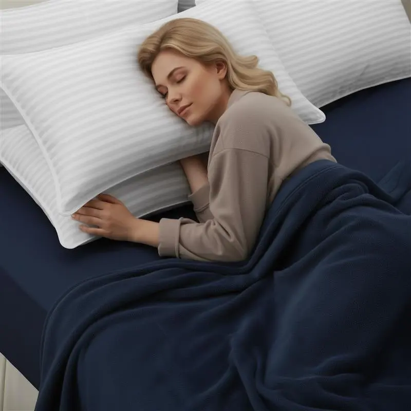 Utopia Bedding Premium Hotel-Quality Queen Cooling Pillows - 4-Piece White Striped Pattern Contoured Shape Set for Back/Side Sleepers, Home & Bed Accessory Utopia Bedding Premium Hotel-Quality Queen Cooling Pillows - 4-Piece White Striped Pattern Contoured Shape Set for Back/Side Sleepers, Home & Bed Accessory