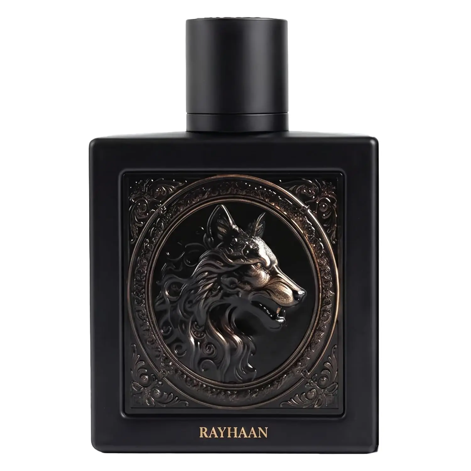 Rayhaan Wolf – Spicy, Gourmand, Amber, Woody – Eau de Parfum Spray Long-Lasting Fragrance for Men, 3.4 Ounce / 100 ml