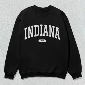 Indiana Sweatshirt USA Collegiate Crewneck Sweater Unisex