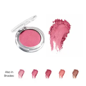 BUXOM Wanderlust Primer-Infused Blush - Blendable, Hyaluronic-infused, Powder Blush, Luminous Finish, All Skin Types and Textures