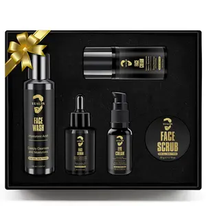 Gifts for Men, Mens Anti-Aging Skin Care Kit - Retinol & Hyaluronic Acid Facial Care Set for Wrinkle Reduction, Deep Hydration & Firming | All Skin Types | Daily Routine for Men