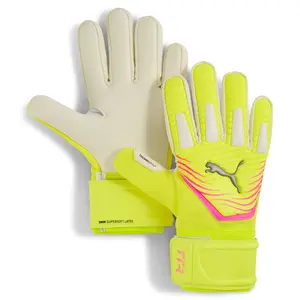 PUMA Mens Future Match Negative Cut Goalkeeper Gloves Casual - Yellow