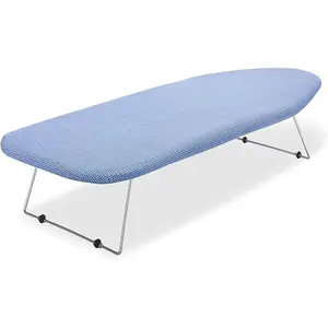 Tabletop Ironing Board - Scorch Resistant Cover - Blue