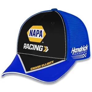 Checkered Flag Sports Chase Elliott 2025 NAPA Element Sponsor Mesh Snapback Hat Blue/Black