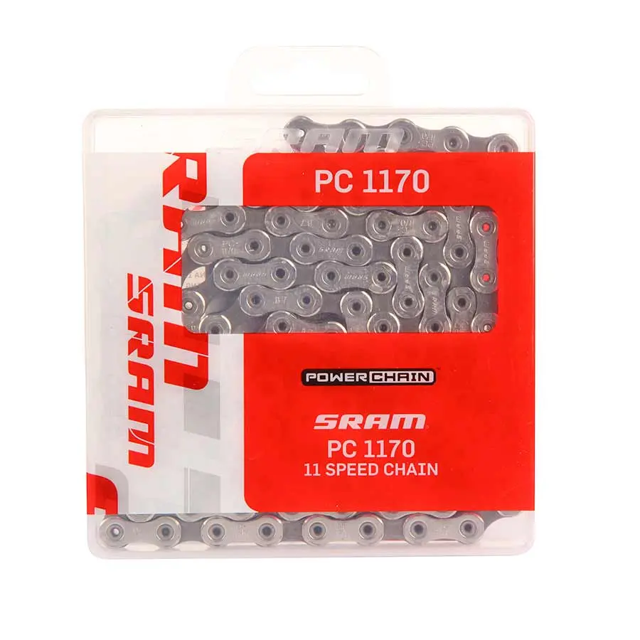 SRAM PC-1170 Chain - 11-Speed 120 Links Silver/Gray