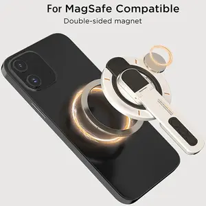 2026 NEW Phone Grip Stand 3-in-1 Magnetic Finger Ring Holder Double-Sided Magnetic Phone Stand for iPhone17 16 15 Magnetic Phone Holder
