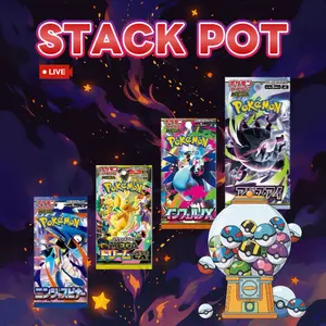 TCG Pokemon STACK POT 6 booster Packs (Japanese)