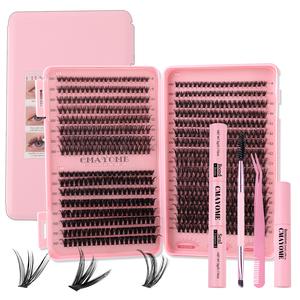 Ultra-Dense, Waterproof, Long-Lasting Lashes | Flora | Natural Daily, Volume Style | Beginner-Friendly DIY Lashes for a Flawless, Voluminous Look | Trendy & Must-Have Clusters