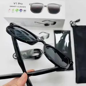 V1 Pro Smart Glasses - Black Frame with Accessories Included - Smart Glasses Product