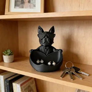 Cool sunglasses magic bucket pen holder storage box, desktop pen holder/small object storage bowl, key coin earrings, universal earrings, living room porch study desk decoration, stable non-slip base, is a good gift choice!