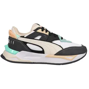 PUMA Womens Mirage Sport Pastel Lace Up Sneakers Shoes Casual - Black, White
