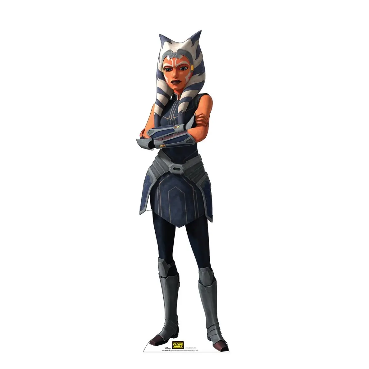 212 MAIN Large-Size Ahsoka Star Print Cardboard Cutout - 68x19 in, Advanced Graphics, Clone Wars Season 7, Living Room & Party Decor, Photo Backdrop Accessory