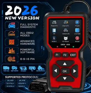 OBD2 Scanner Car Engine Diagnostic Tool-V519 with Full OBD Functions, Live Data Stream, Battery Voltgae, 35901+ DTC Library, 10 Languages Supported, is Compatible with Most American Cars after 1996, EU and Asia Cars after 2003