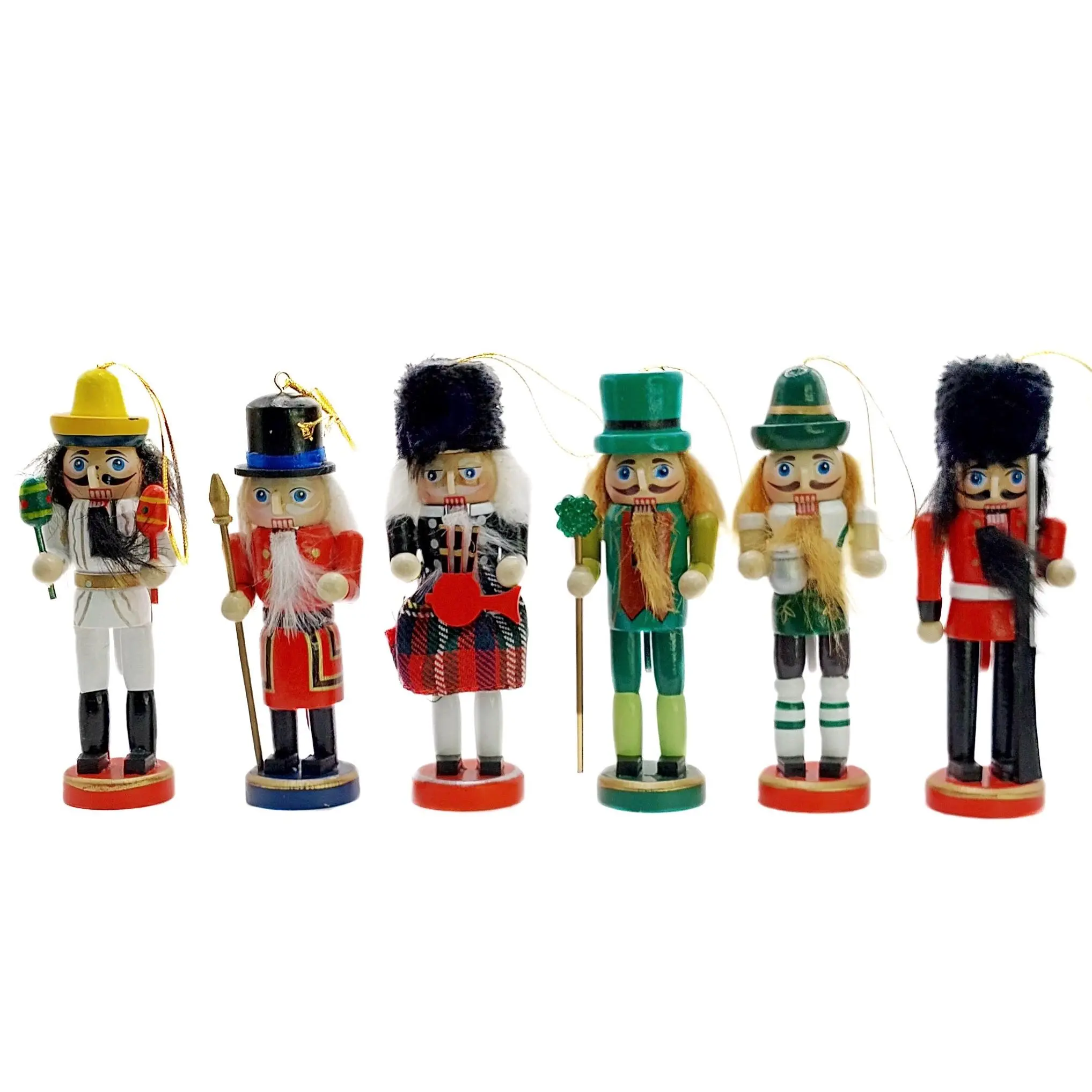 Classic Wooden Nutcracker Decoration by Wizardi F07M14-9-N01612