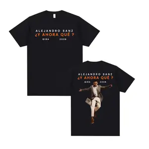 Alejandro Sanz ¿Y Ahora Qué? Tour 2026 Graphic T-Shirt, Latin Pop Concert Shirt, Gift for Fans, Shirt For Men Women