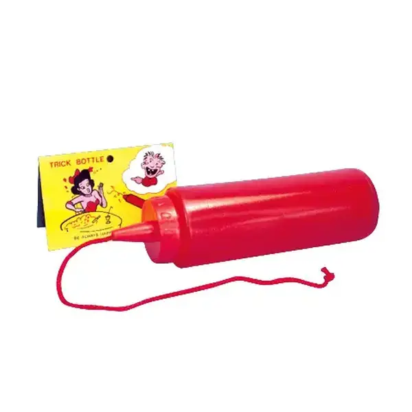 Plastic Realistic Squirt Catsup Prank Toy, 8 Years + Gag Trick for BBQ Gatherings, Pranking Friends and Family, Prank Trick Gag