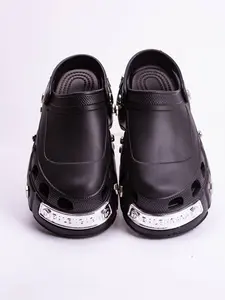 Women's Fashionable Solid Color Clogs, Casual Comfortable Breathable Non-slip Clogs, Outdoor Sports Sandals for Beach Vacation