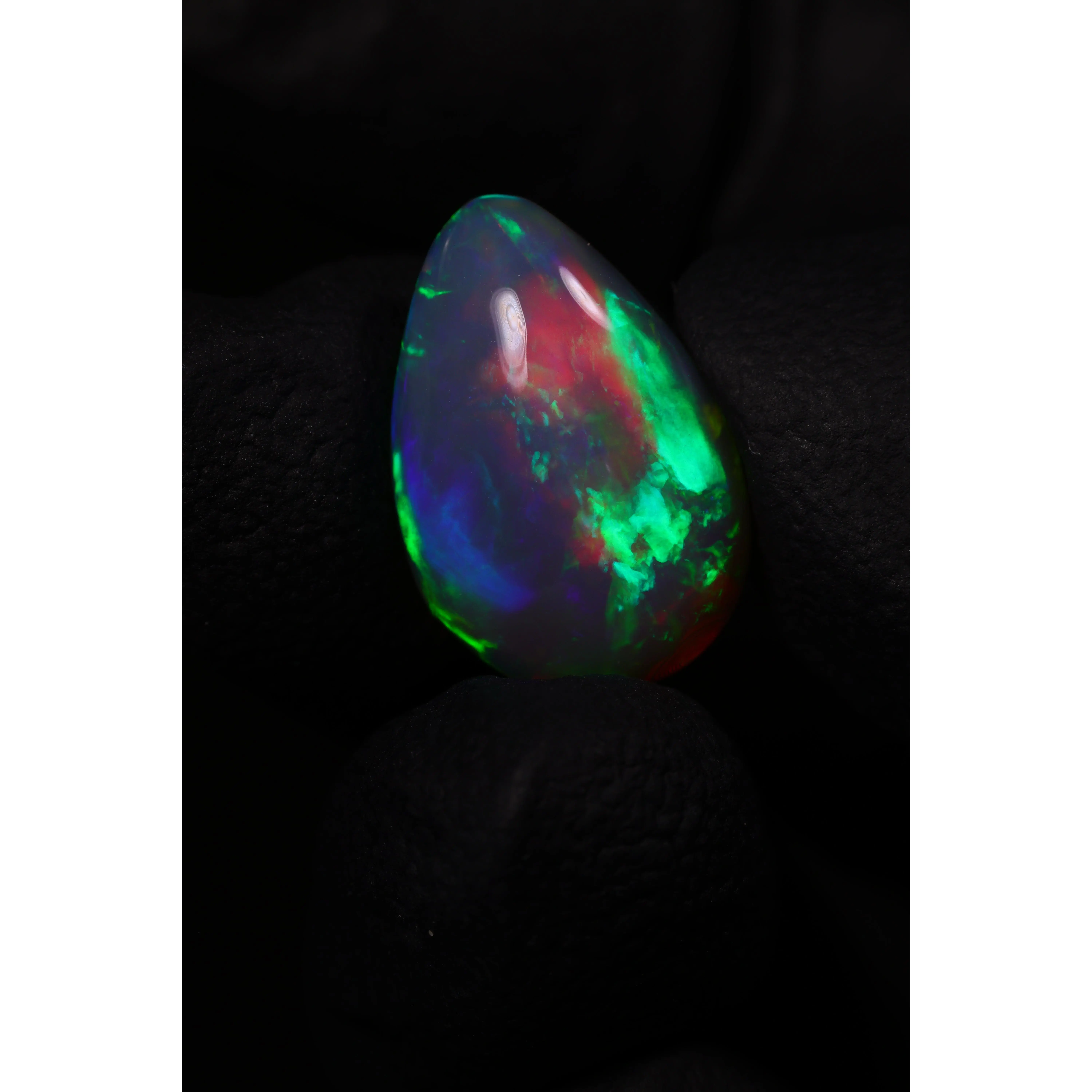 5.95ct Natural Ethiopian Teardrop Cabochon