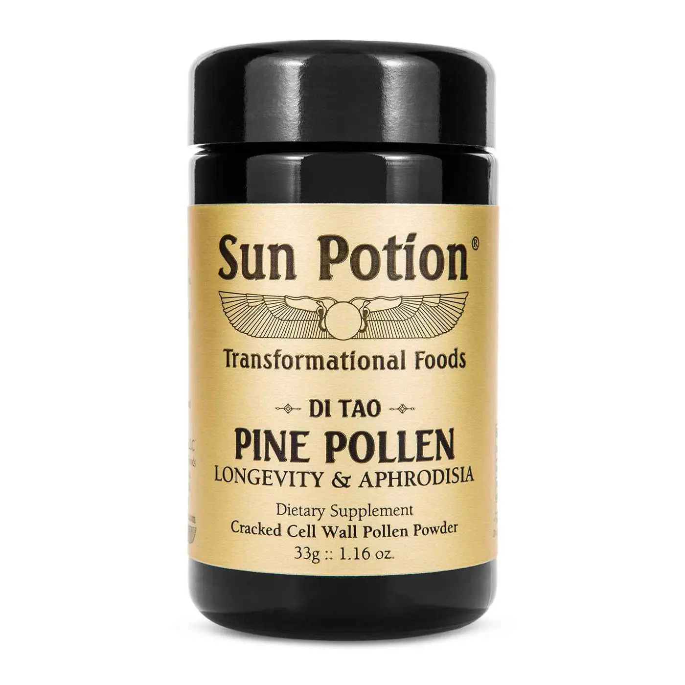 Wildcrafted Mason Pine Pollen Dietary Supplement - Edible, Cracked Cells Formula for Fitness Energy Boost