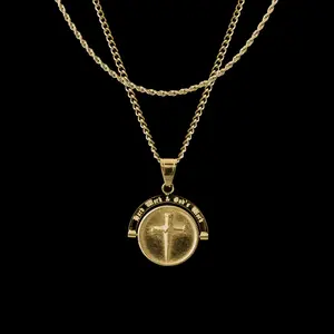 Humbler 'Hard Work & God's Work' - Double Sided Pendant