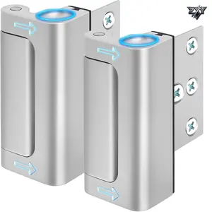 Home Security Door Lock, Door Reinforcement Lock, Metal Door Lock Withstand 800lbs High Security Front Door Latch Lock, Top High Security Door Locks for Interior Lock