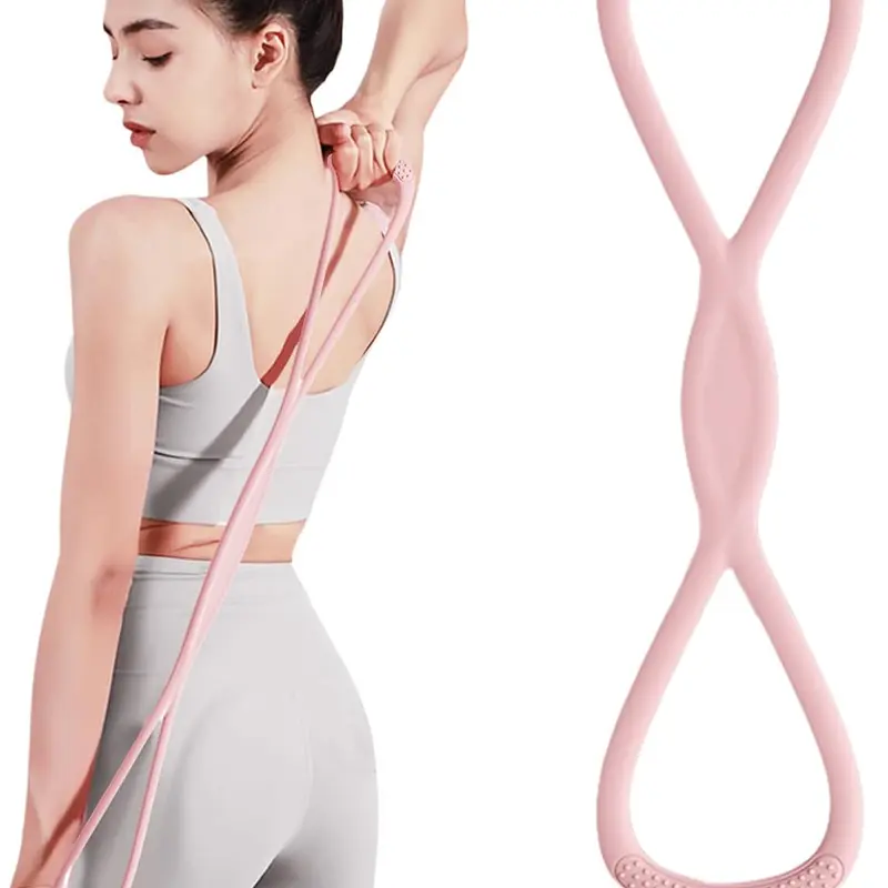 Figure 8 Resistance Bands for Women Men,Resistance Band Figure for Working Out, Non-Slip Handles, Home Gym, Yoga & Physical Therapy