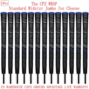 CP2 Wrap 13Pcs Golf Club Grip Tacky Feel Standard Midsize Jumbo for Enhanced Golf Performance