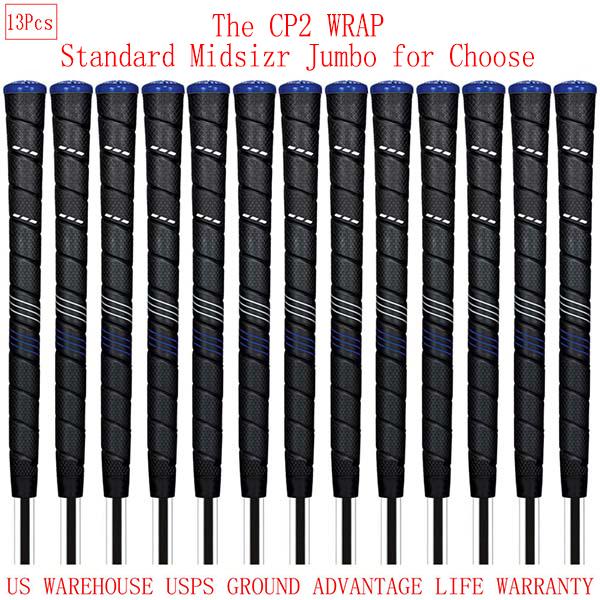 CP2 Wrap 13Pcs Golf Club Grip Tacky Feel Standard Midsize Jumbo for Enhanced Golf Performance