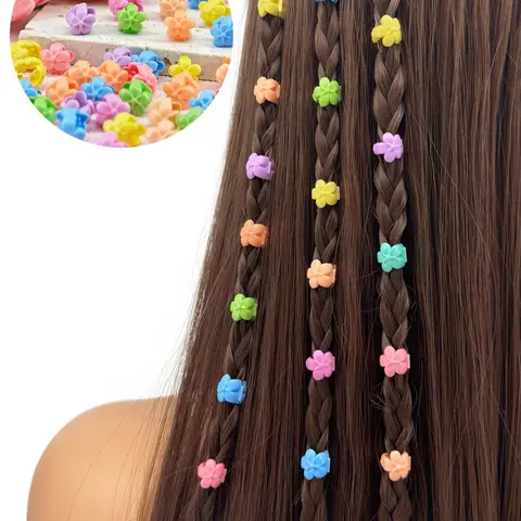Cute Flower Design Hair Accessories, Colorful Hair Accessories for Women & Girls, Floral Hair Accessories, Pink Minimalist Headwear Suitable for Thick Hair, Barrettes Hair Clips, Hair Clip Set, Hair Claws Set, Hair Clips For Styling