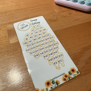 52 Week Savings Challenge Tracker
