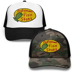 Profishinal Fish Store Hat, Embroidered Hat, Camo, Funny Hat, Fishing