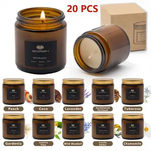 20pcs Scented Candles Gift Set - 80 Oz Soy Candles Set Gifts For Women, Perfect Gifts For Employee Appreciation, Mother's Day, Graduation, Nurses, Girlfriend, Wife, Sister, Mom, Christmas Gifts, Thanksgiving Gifts