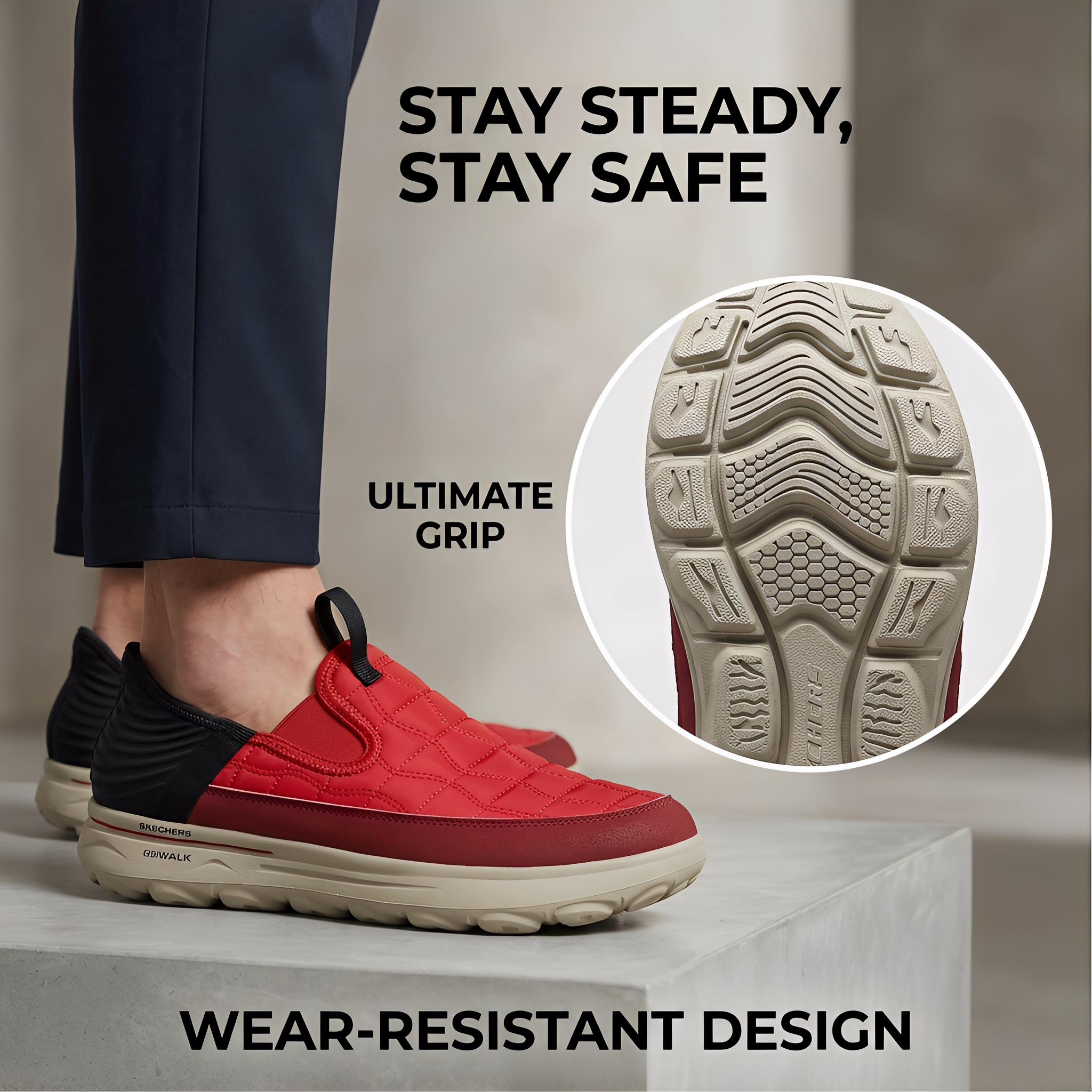 Water-Resistant Unisex Slip-On Shoes, Lightweight EVA Sole, Easy On/Off, Ideal for Daily Wear