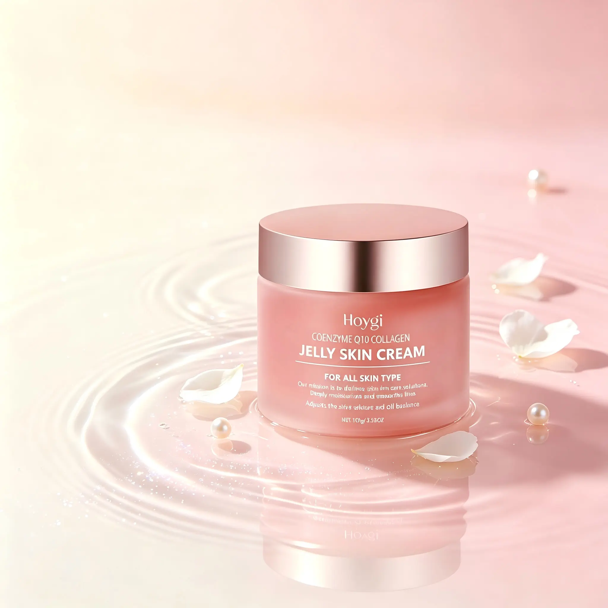Collagen Jelly Cream - Deeply Hydrating and Firming Facial Moisturizer - Lightweight, Non-Greasy Formula for All Skin Types, Hydrate