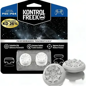 Designed for PS5 and PS4 controllers. Made of durable, anti-slip material for stable control. Easy to install without tools. Protects original joysticks from wear and tear. Enhances grip comfort during extended gameplay.