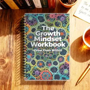 The Growth Mindset Workbook - Your Personal Development Blueprint for Success and Happiness. Cultivate Self-Empowerment, Find Purpose, and Reframe Failures. A5 Guided Journal with 116 Prompted Pages.
