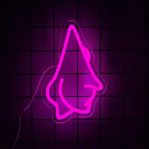 Pink Starfish Neon Sign, USB Powered LED Neon Light Ocean Themed Decor, for Seaside Bedroom Beach Wedding Children's Game Room Decor, Gifts for Beach Lovers, Home Decoration Lamp