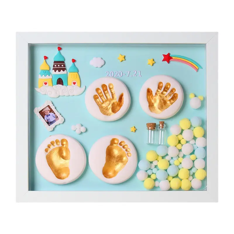 Capture Tiny Miracles! Baby Handprint Footprint Memorial Frame Capture Tiny Miracles! Baby Handprint Footprint Memorial Frame