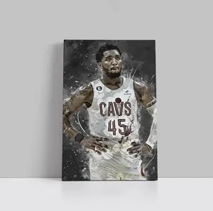 Donovan Mitchell Poster Wall Art Print Sports Canvas Home Decor Gift Basketball Artwork Fan Gift Collection Birthday Gift Wall decor v1