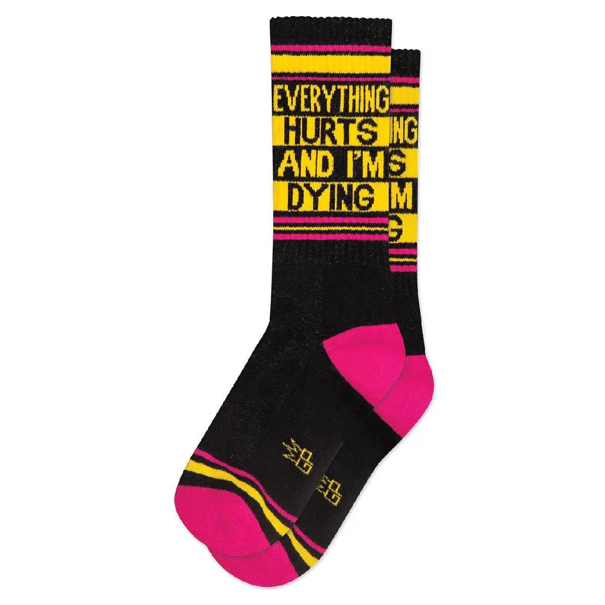 Gumball Poodle - Everything Hurts and I'm Dying Ribbed Gym Socks