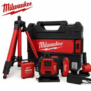 Milwaukee 360° Self-Leveling Laser Level Kit, Complete Precision Layout System for Construction & Remodeling Tasks
