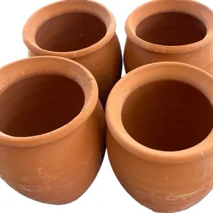1pz  Cantaritos Jarritos De Barro Para Tequila  400ml made in Mexico  barro matural sin esmalte  ,,, 1pz clay cantarito made in mexico