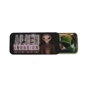 Alien Invasion Guitar Picks Tin, Set of 12 Picks